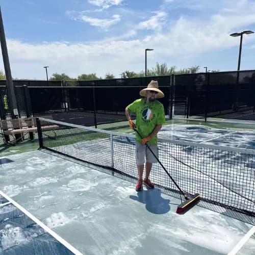 Residential house soft wash service in Phoenix